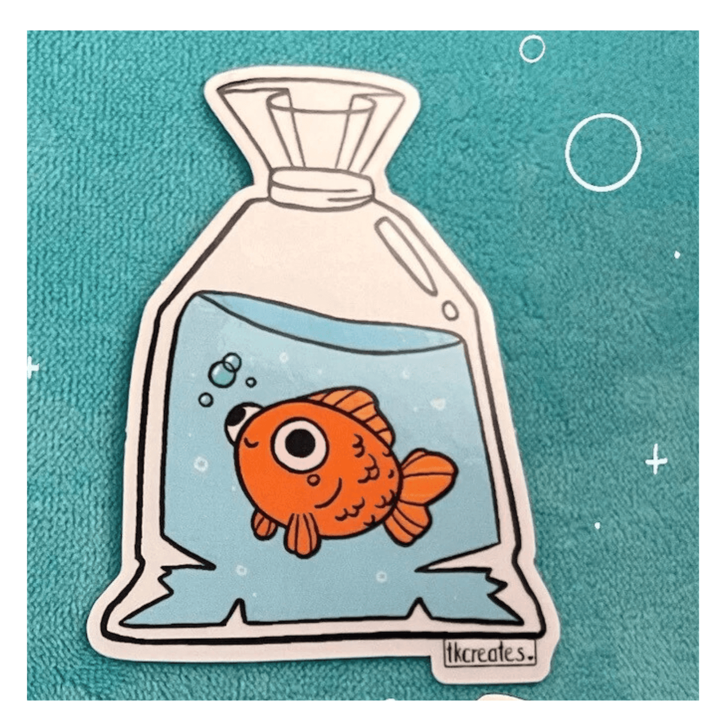 Aquatic Pets in Travel Bag Stickers - Cloverdilly Kids
