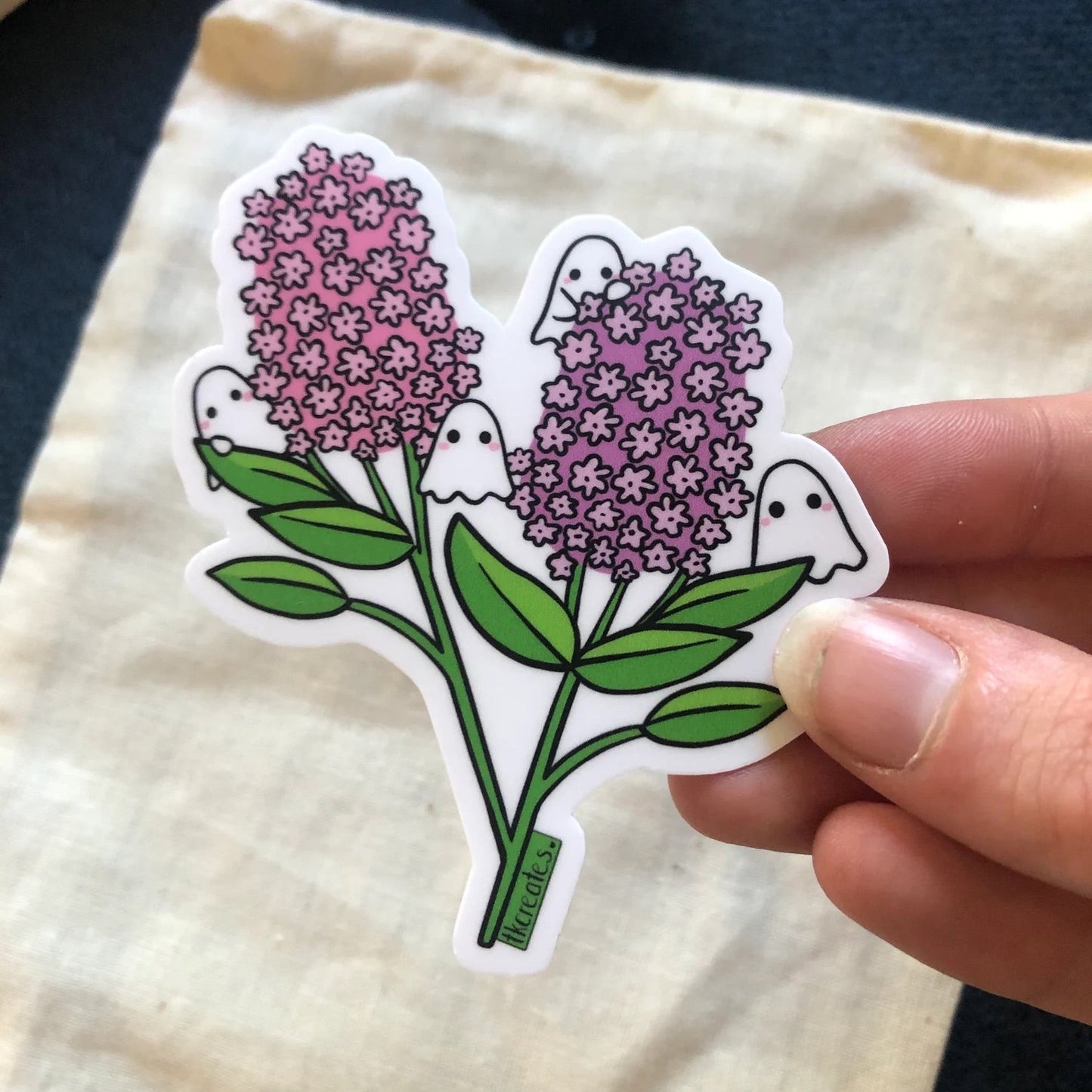 Floral Ghost Sticker Series - Cloverdilly Kids