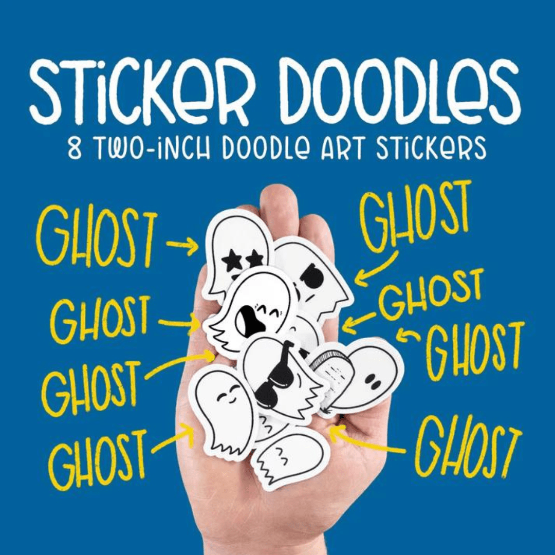 Ghost Sticker Pack - Cloverdilly Kids