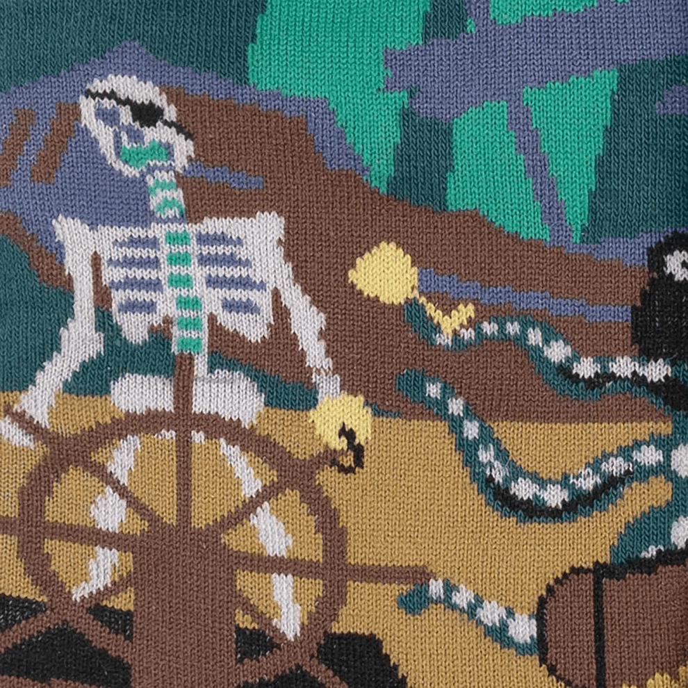 Skeleton Crew - Men's Crew Socks - Cloverdilly Cottage Shoppe