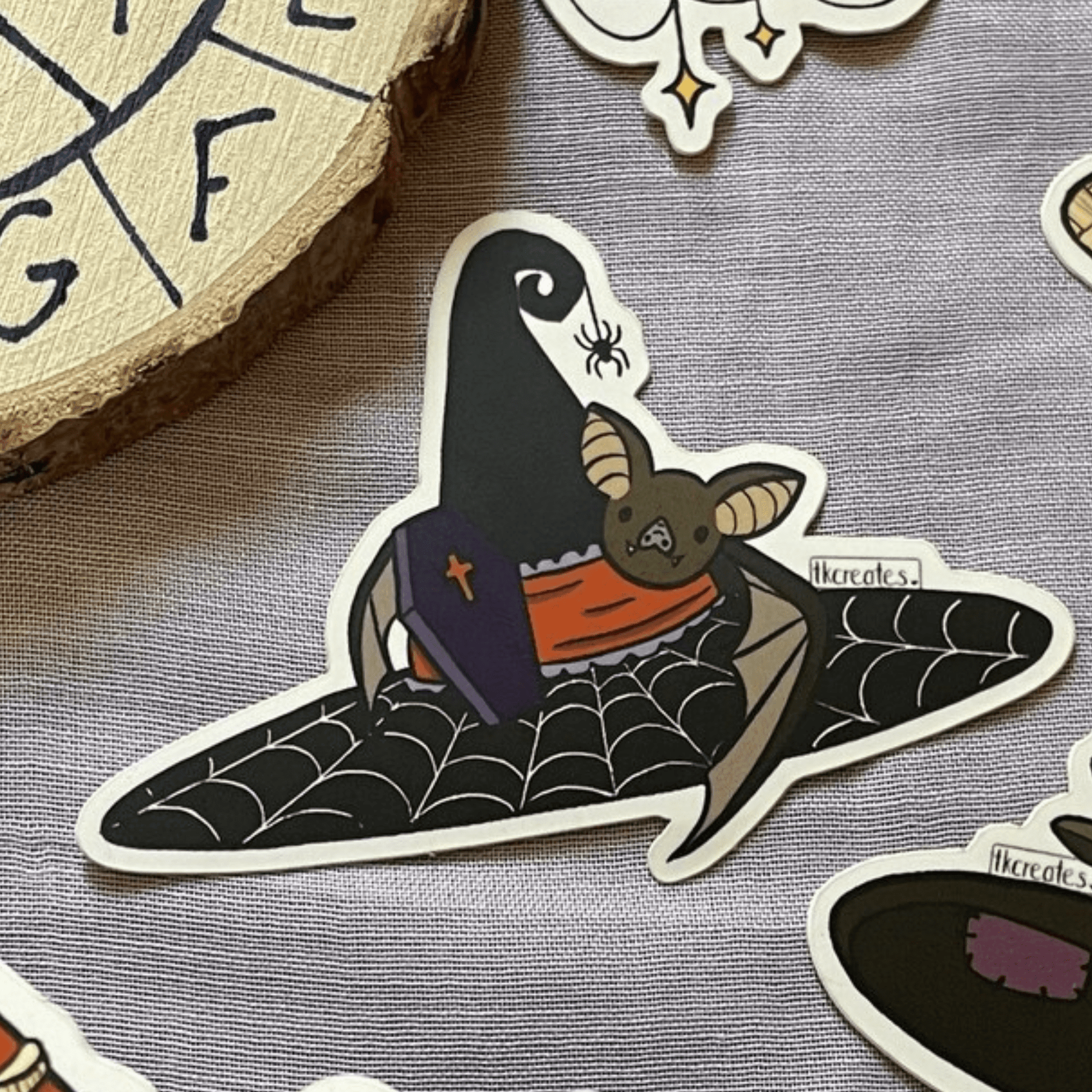 Witches Hat Stickers - Cloverdilly Kids