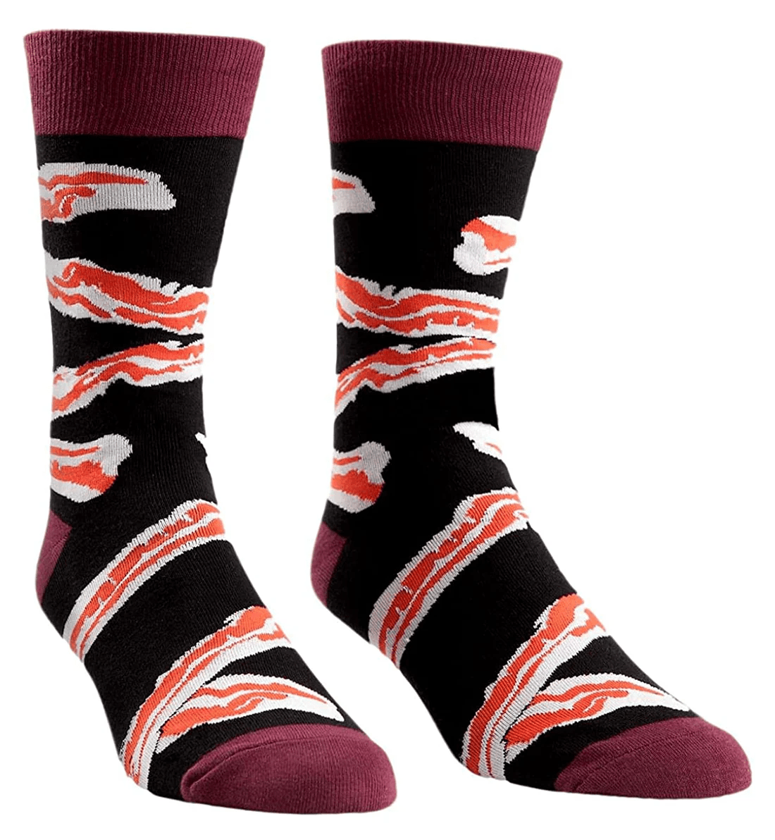 Bacon - Men's Crew Socks - Cloverdilly Cottage Shoppe