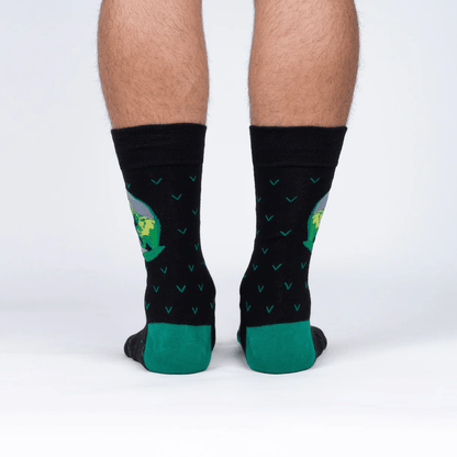 Brewed To A T - Men's Crew Socks - Cloverdilly Cottage Shoppe
