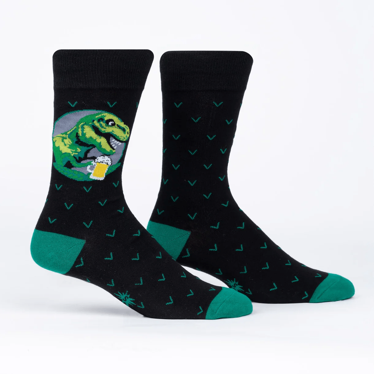 Brewed To A T - Men's Crew Socks - Cloverdilly Cottage Shoppe