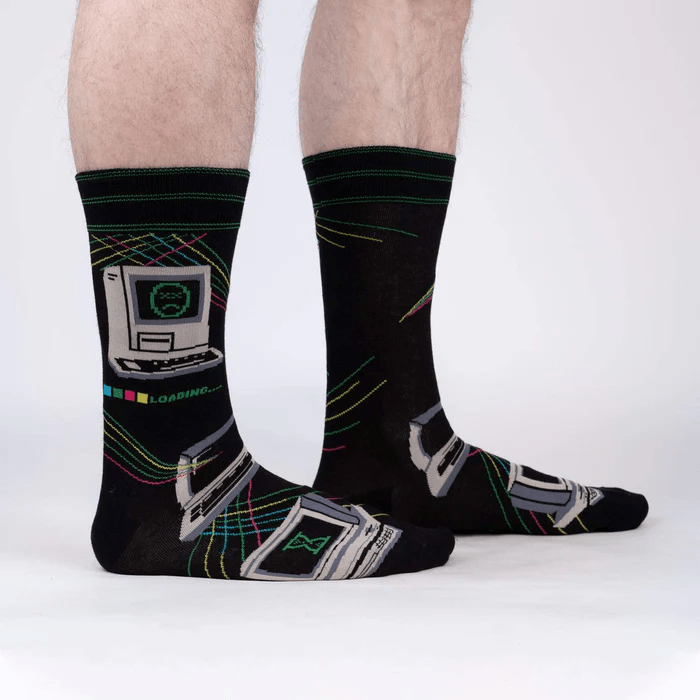 Control Alt Delete - Men's Crew Socks - Cloverdilly Cottage Shoppe