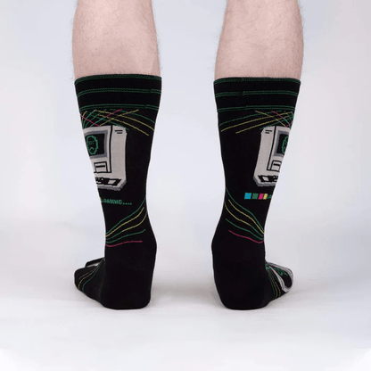Control Alt Delete - Men's Crew Socks - Cloverdilly Cottage Shoppe