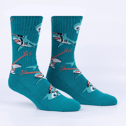 Frikkin Laser Beams - Men's Crew Socks - Cloverdilly Cottage Shoppe