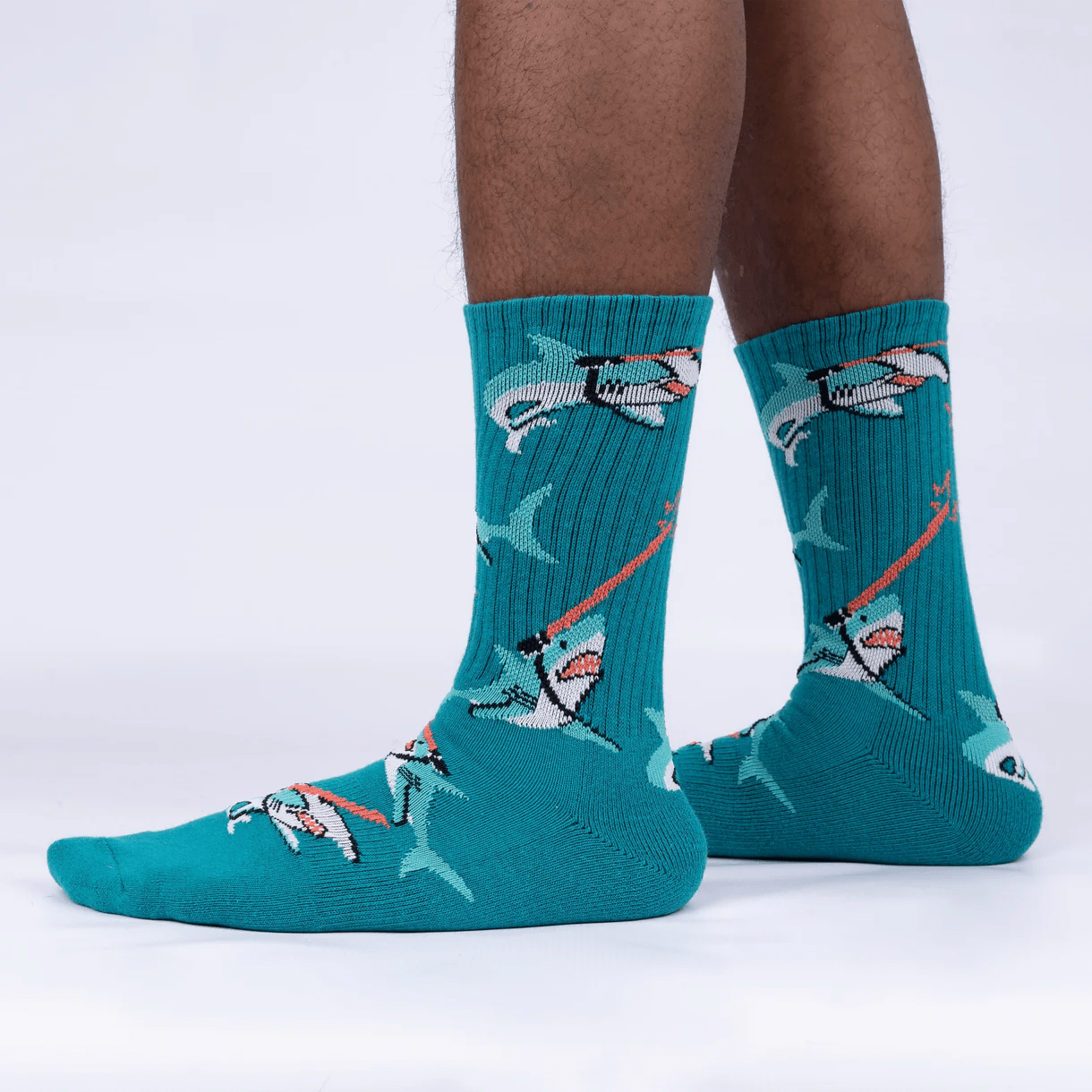 Frikkin Laser Beams - Men's Crew Socks - Cloverdilly Cottage Shoppe