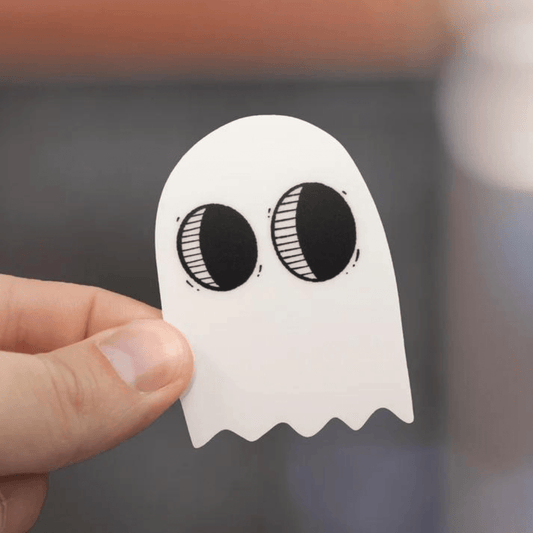 Glowy Ghosty (Glow In Dark) Sticker - Cloverdilly Kids