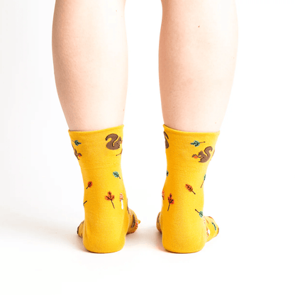 I'm Falling For You - Turn Cuff Socks - Cloverdilly Cottage Shoppe