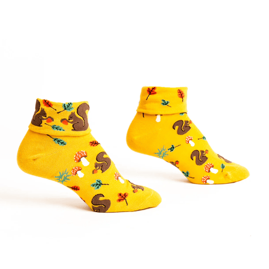 I'm Falling For You - Turn Cuff Socks - Cloverdilly Cottage Shoppe