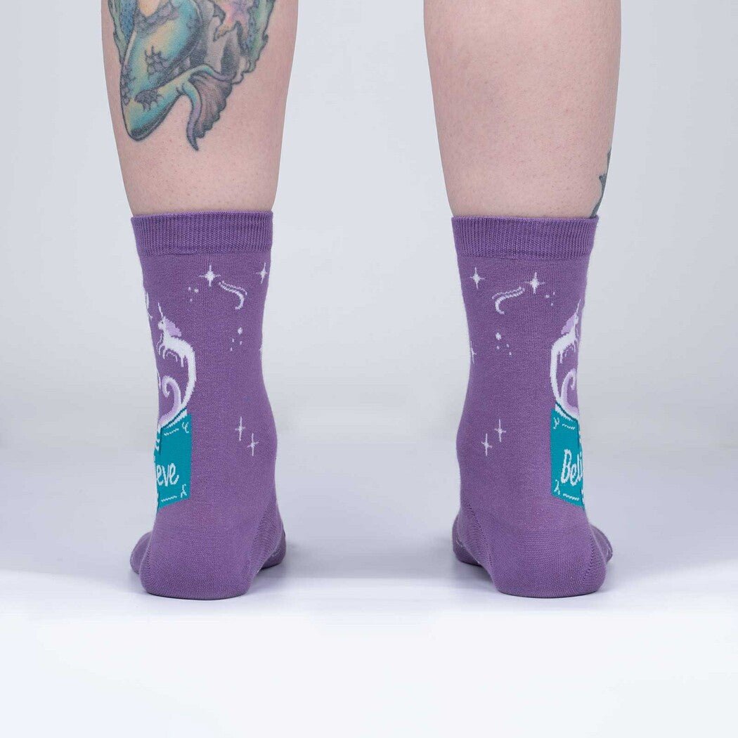 Neverending Story - Glow In The Dark Socks - Cloverdilly Cottage Shoppe