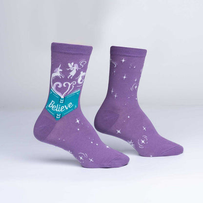 Neverending Story - Glow In The Dark Socks - Cloverdilly Cottage Shoppe