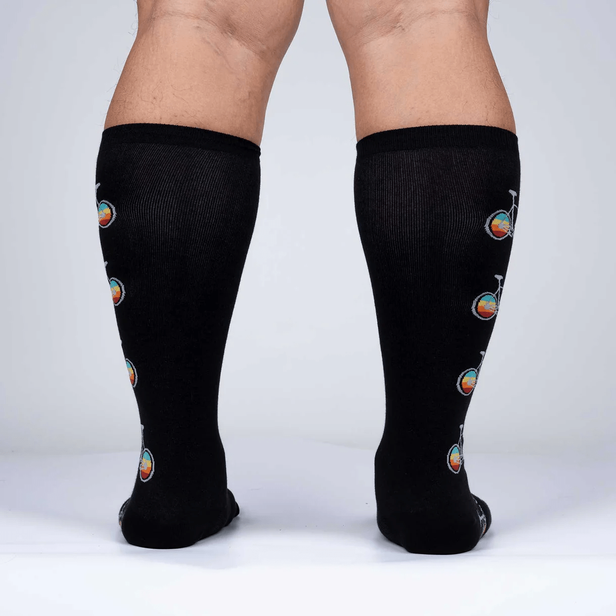 Pedal Power - Men's Crew Socks - Cloverdilly Cottage Shoppe