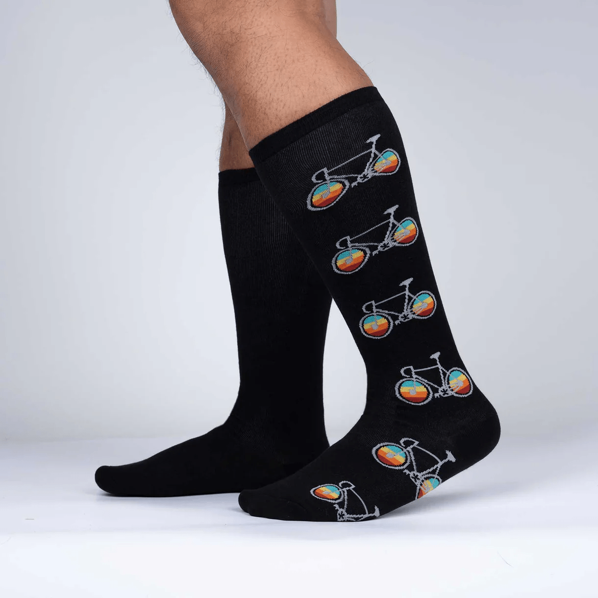 Pedal Power - Men's Crew Socks - Cloverdilly Cottage Shoppe