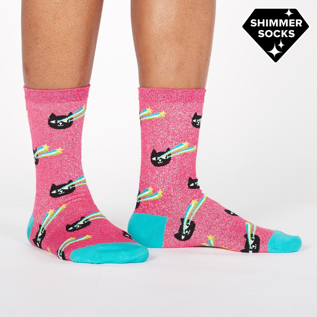Pew! Pew! Women's Crew Socks - Cloverdilly Cottage Shoppe