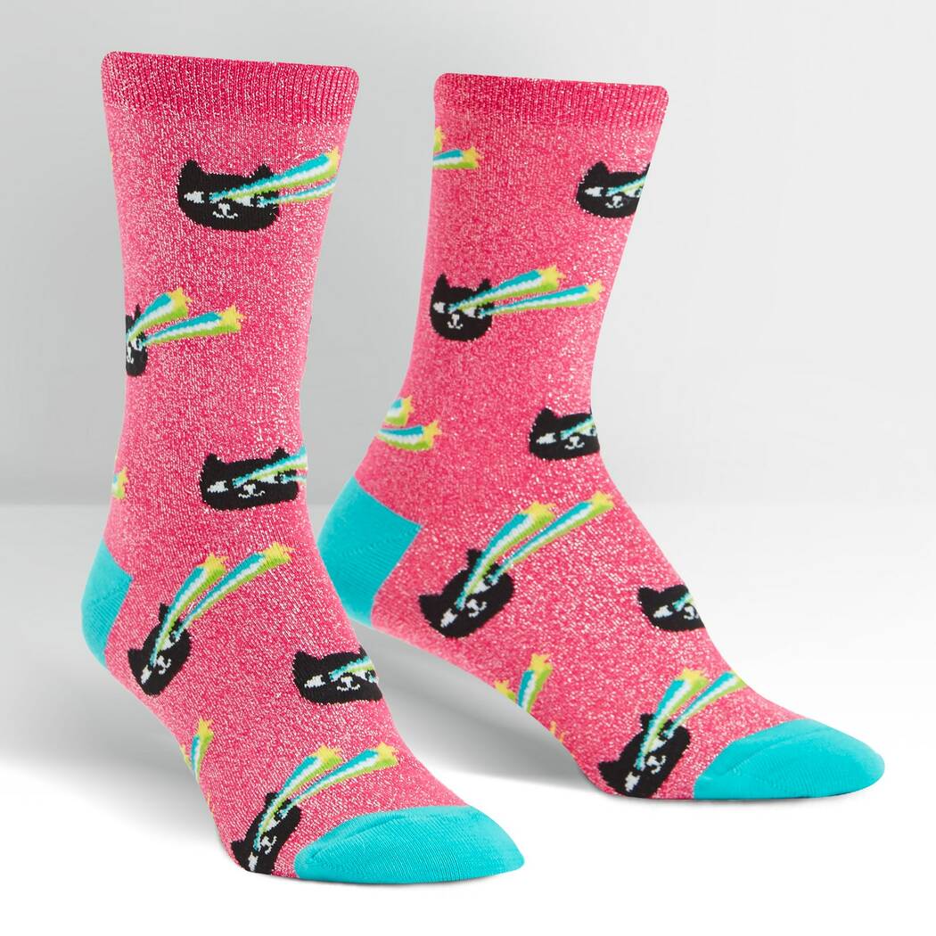 Pew! Pew! Women's Crew Socks - Cloverdilly Cottage Shoppe