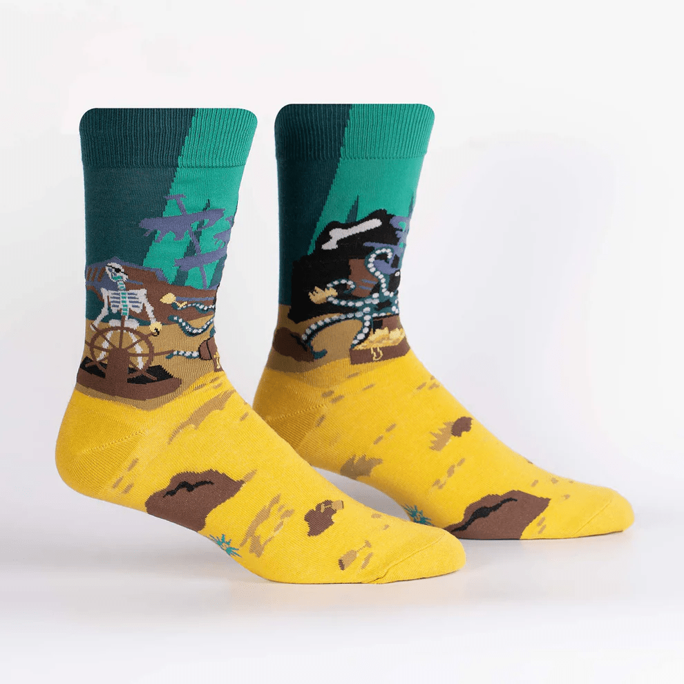 Skeleton Crew - Men's Crew Socks - Cloverdilly Cottage Shoppe