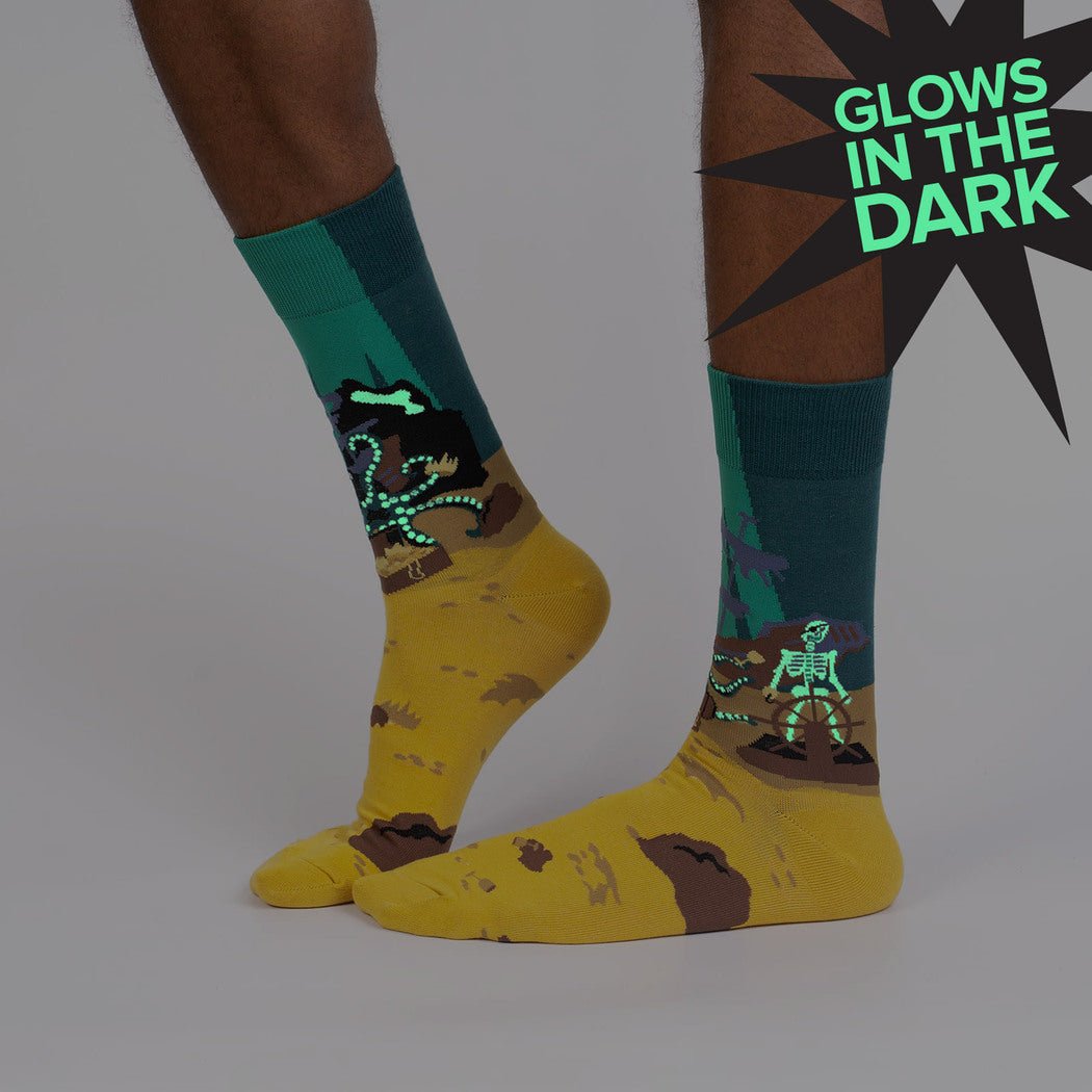 Skeleton Crew - Men's Crew Socks - Cloverdilly Cottage Shoppe