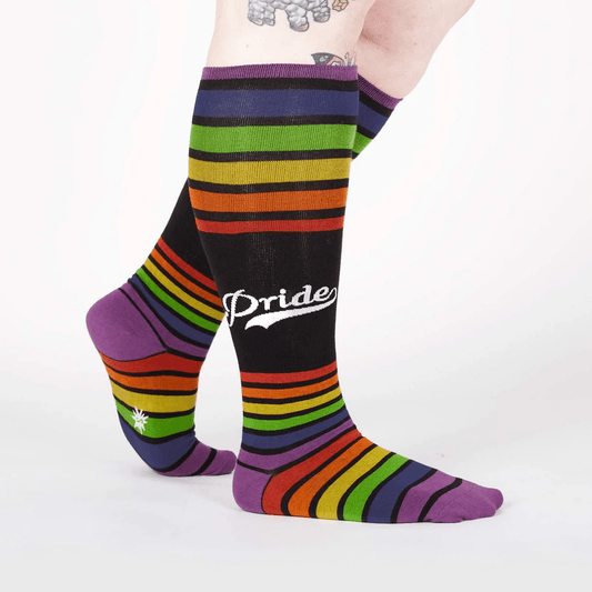 Team Pride - Men's Crew Socks - Cloverdilly Cottage Shoppe
