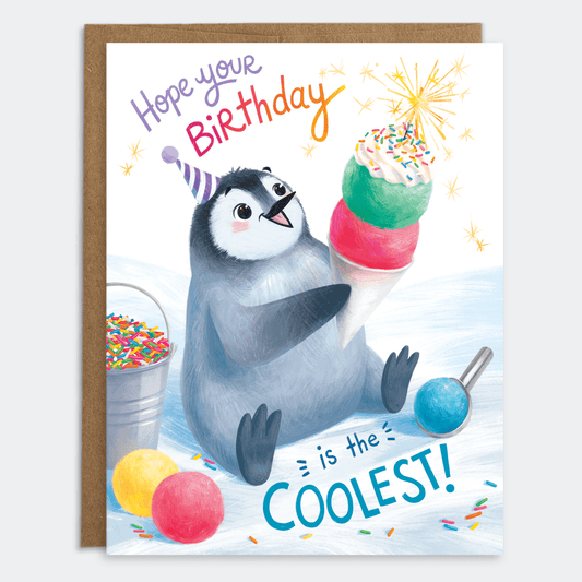 Super Cool Birthday - Card - Cloverdilly Cottage Shoppe